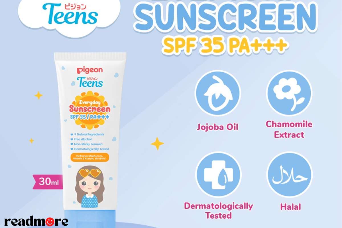 Sunscreen Pigeon Teens Everyday SPF 35 PA+++: Perlindungan Sempurna untuk Kulit Wajah Remaja